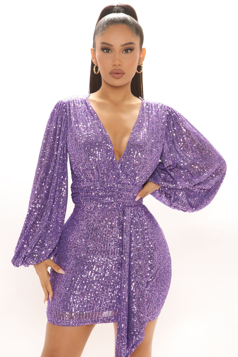 Starla Sequin Mini Dress - Lavender | Fashion Nova, Dresses | Fashion Nova