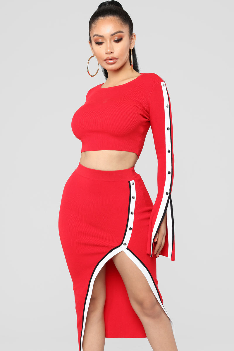 Snap Out Of It Set - Red | Fashion Nova, Matching Sets | Fashion Nova