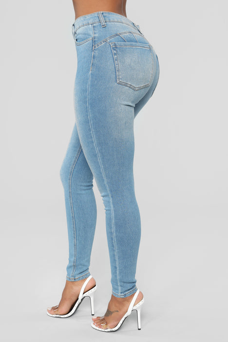 Seventyseven Lifestyle Women skinny jeggings 5 pockets blue