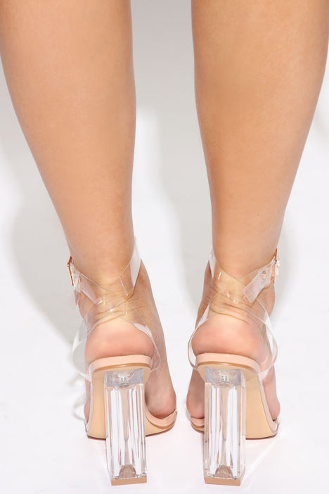 The Glass Slipper - Transparent  Heels, Stylish shoes, Lucite heels
