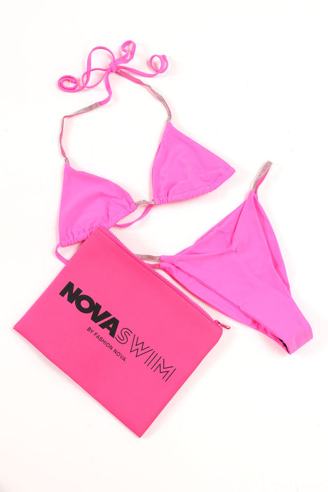Nova Swim Waterproof Bikini Swim Bag - Hot Pink | Fashion