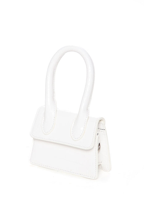 Cute And Chic Mini Bag - White
