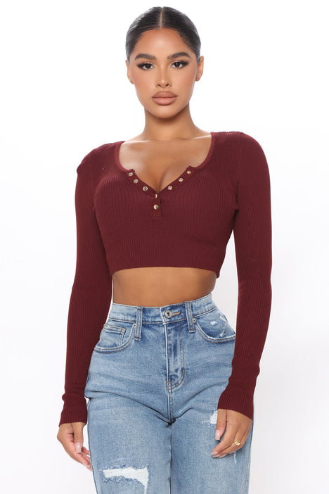 Fashion nova sale crop sweater