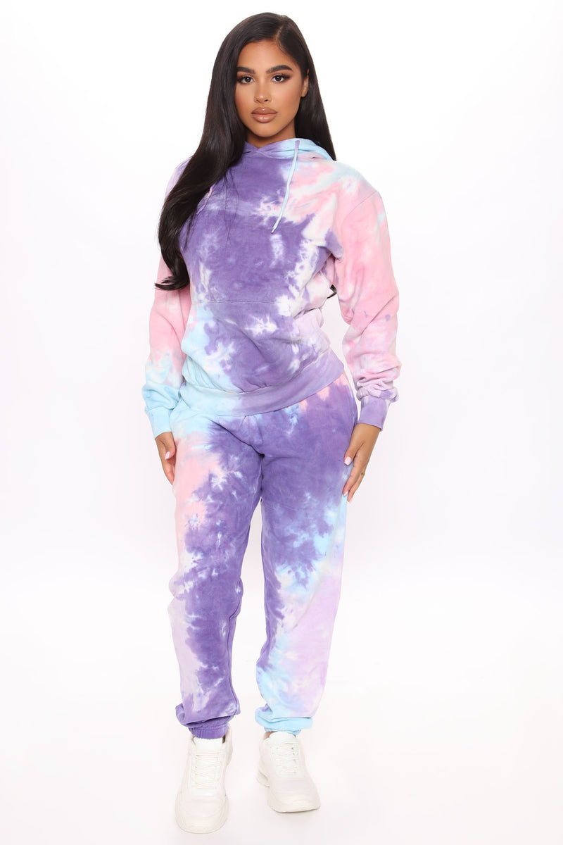 Exhale The Bull Tie Dye Hoodie - Purple/combo | Fashion Nova, Knit Tops ...