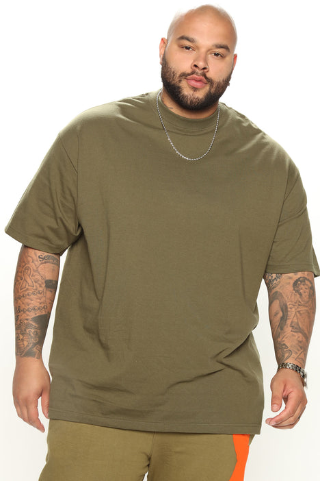 Khaki Heavyweight Oversized T-shirt