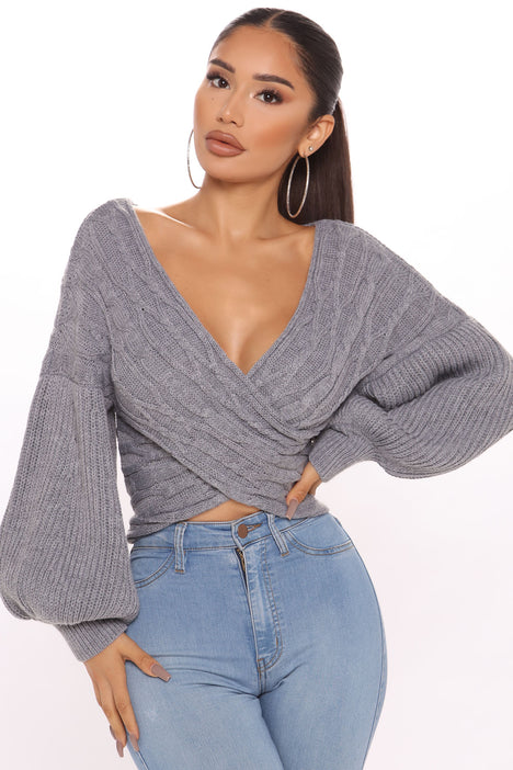 Skyline Stripe Cropped Sweater Shrug - Multi Color