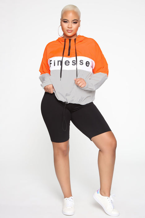 Gradient Orange Windbreaker – Eco Fashion Labels