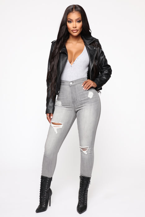 Luxe Ultra High Waist Skinny Jeans - White, Fashion Nova, Jeans