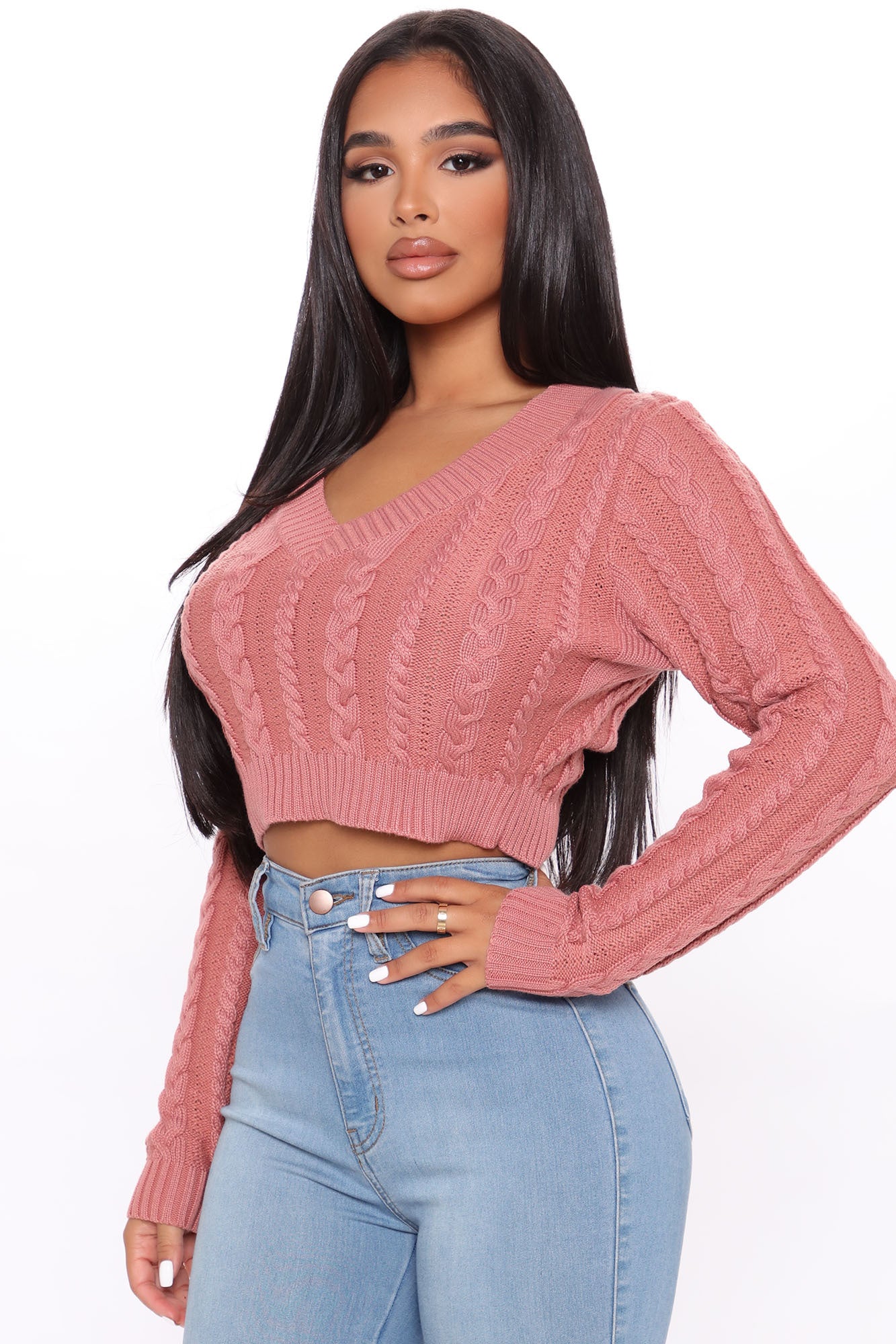 Fashion nova sale crop sweater