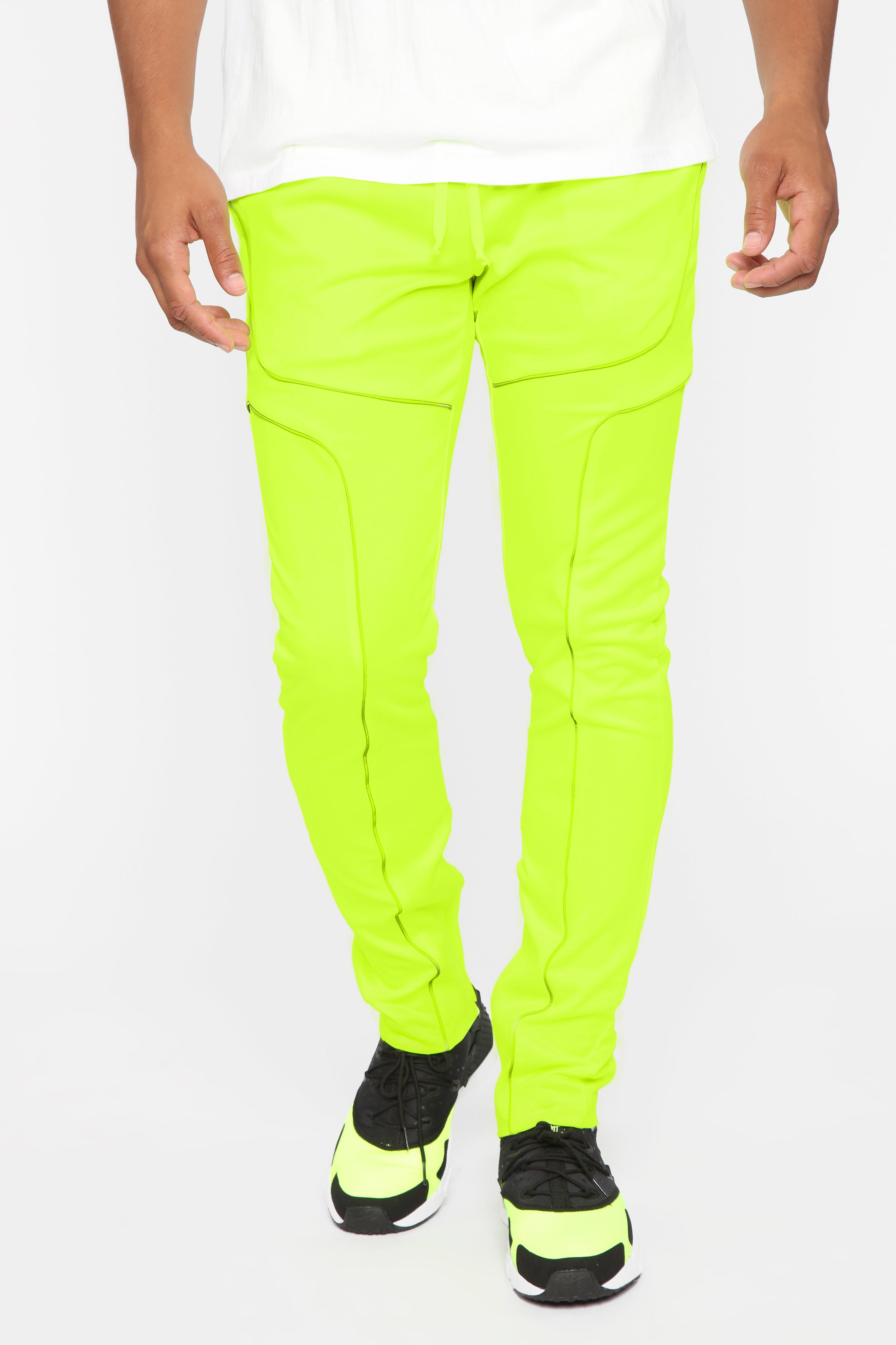 Petals by Petals and Peacocks Kindness Neon Green Track Pants
