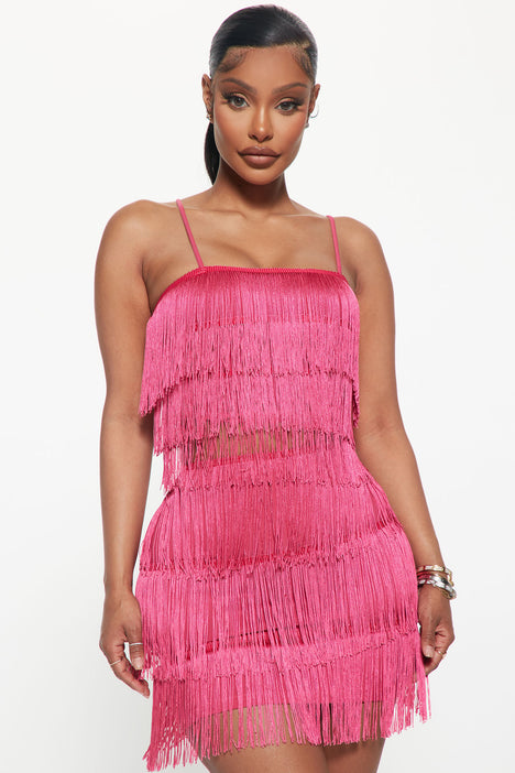 Forever Fringe Skirt Set - Pink  Fashion Nova, Matching Sets