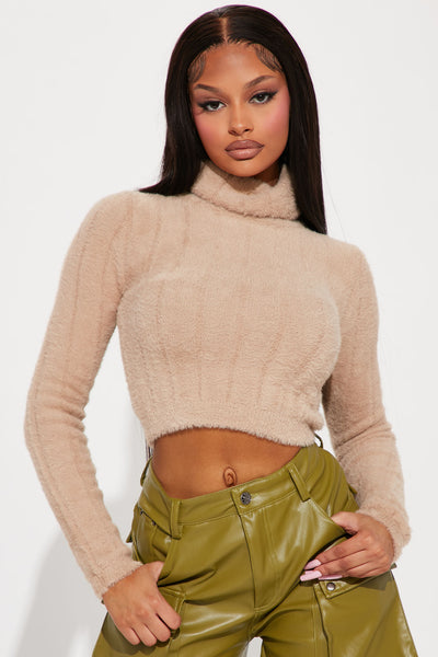 Sadie Super Soft Turtleneck Sweater - Taupe, Fashion Nova, Sweaters