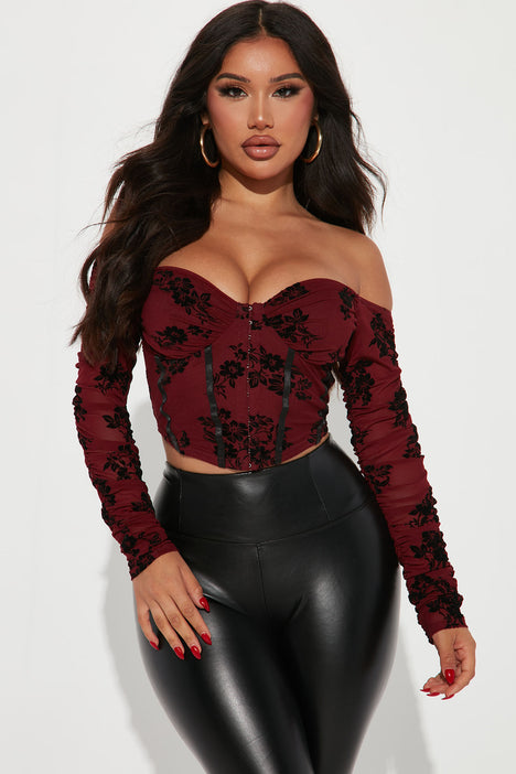 Reigning Lace Bustier Top  Lace crop tops, Crop tops, Lace bustier top