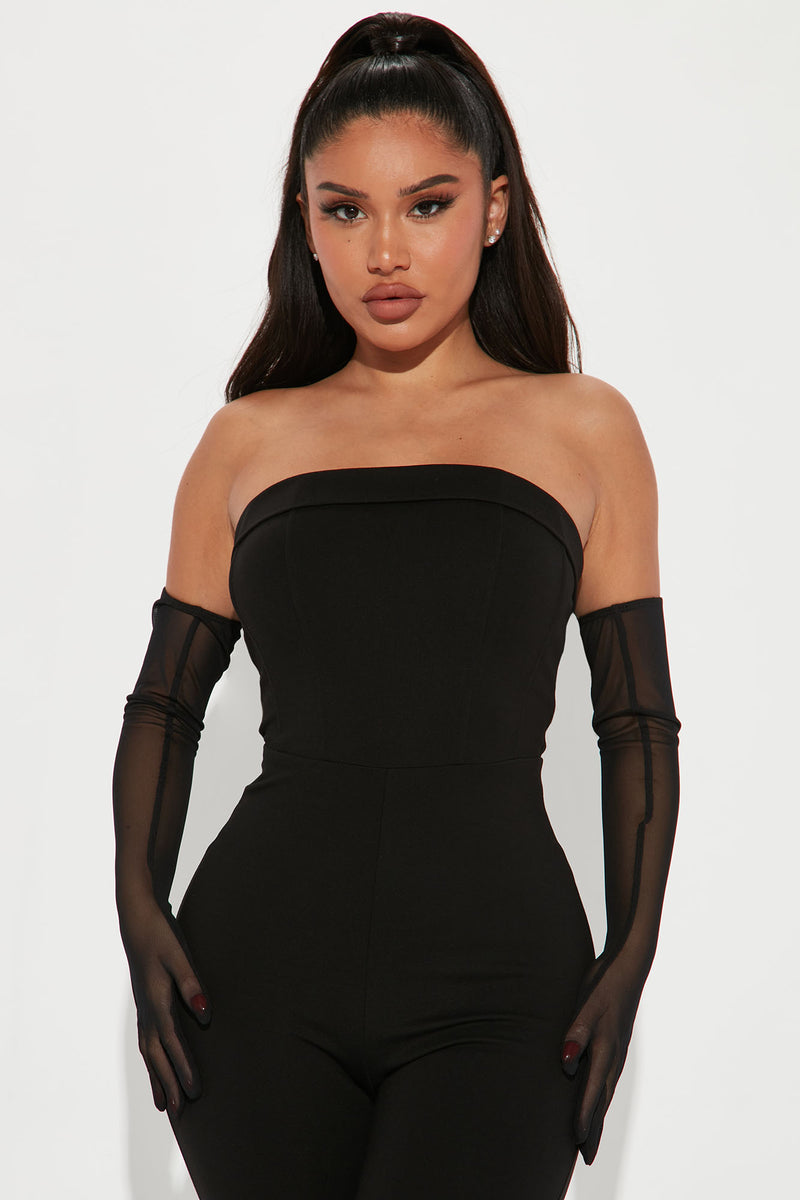 Bella Corset Jumpsuit Set Black Fashion Nova Jumpsuits Fashion Nova 