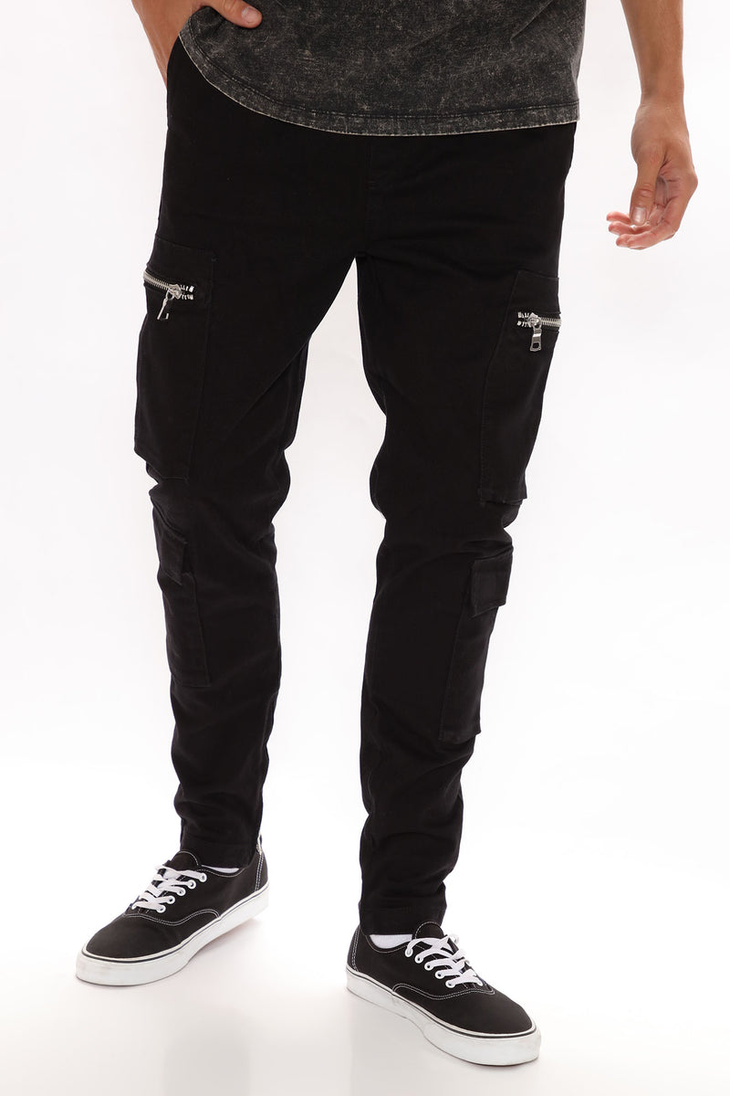 Franco Cargo Pants - Black | Fashion Nova, Mens Pants | Fashion Nova