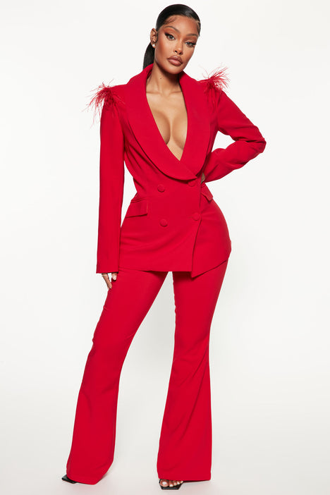 Red Trouser Suit Women | ShopStyle UK