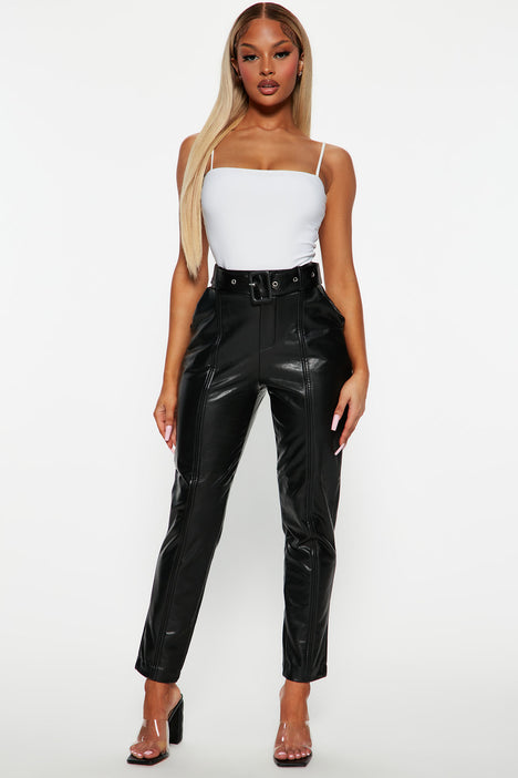 15 Stylish Leather Pants Outfits