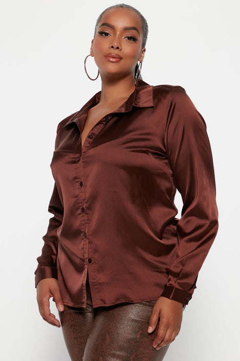 Flying Colors Colorblock Shirt - Brown/combo, Fashion Nova, Shirts &  Blouses