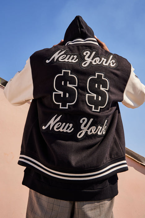 New York Varsity Jacket - Navy  Fashion Nova, Mens Jackets