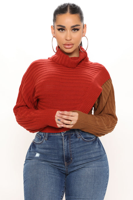 Fashion nova sale red sweater