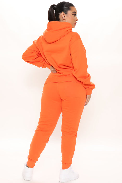 Stole Your Boyfriend\'s Oversized Jogger Orange | Fashion Pants | Nova Fashion Nova, 