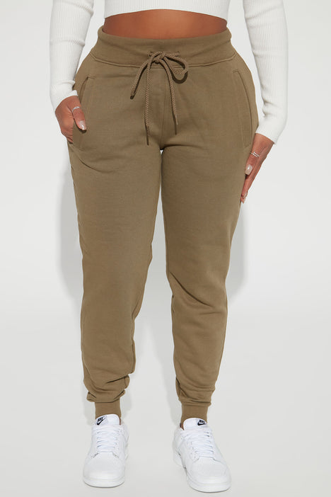 Stole Your Boyfriend's Oversized Jogger - Olive, Fashion Nova, Pants