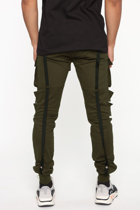 Laid Back Cargo Pant - Olive, Fashion Nova, Mens Pants