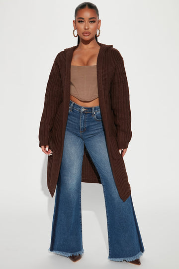 Alessandra Cable Knit Duster Cardigan - Beige, Fashion Nova, Sweaters