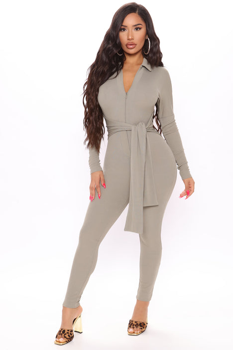 Class And Sass Jumpsuit - Red, Fashion Nova, Jumpsuits