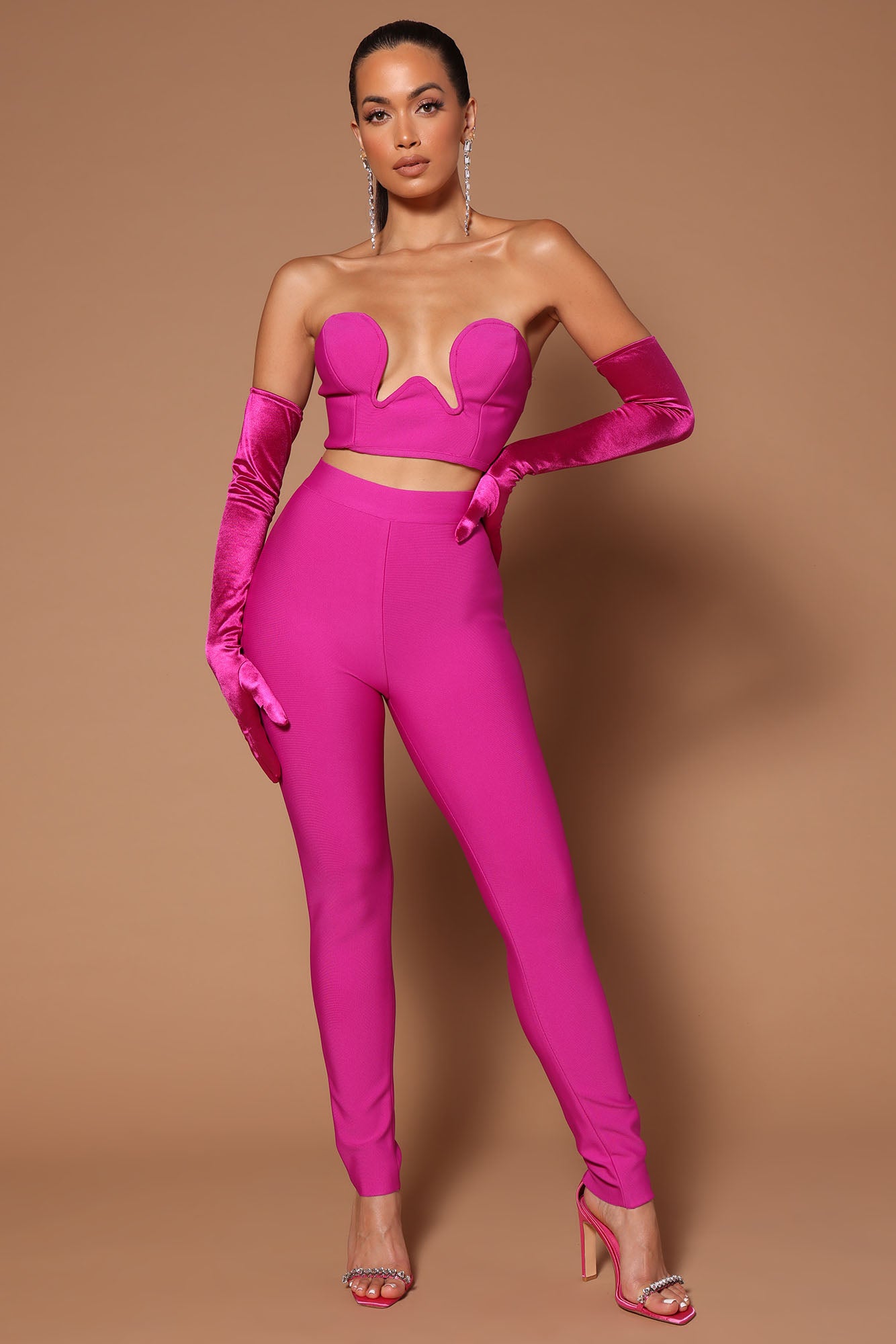 Athena High Rise Pant  Pink  Fashion Nova Luxe  Fashion Nova