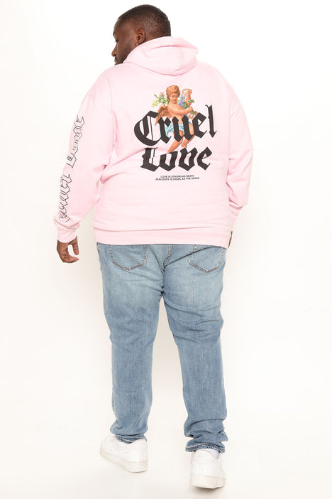 Cruel Love Hoodie - Pink, Fashion Nova, Mens Graphic Tees