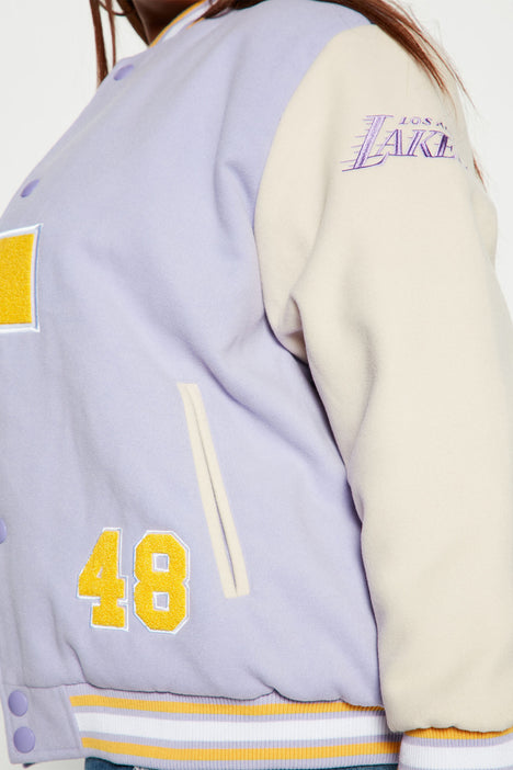 Lakers Alumni Varsity Jacket - Purple/combo