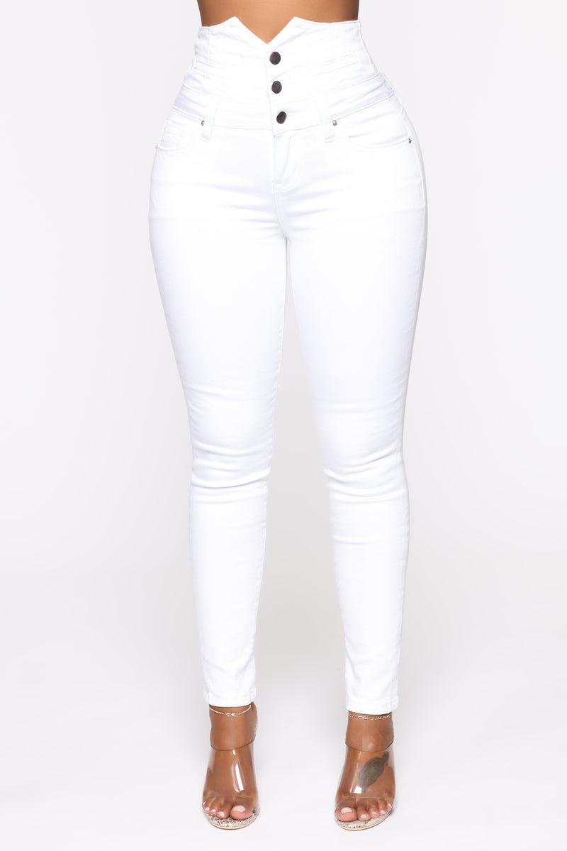 Through The Motion Skinny Jeans - White | Fashion Nova, Jeans | Fashion ...