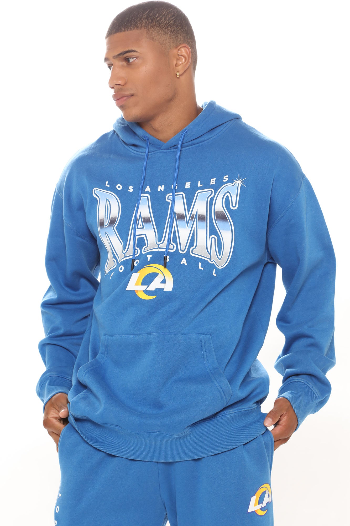 Rams Vintage Dye Hoodie - Blue  Fashion Nova, Mens Graphic Tees