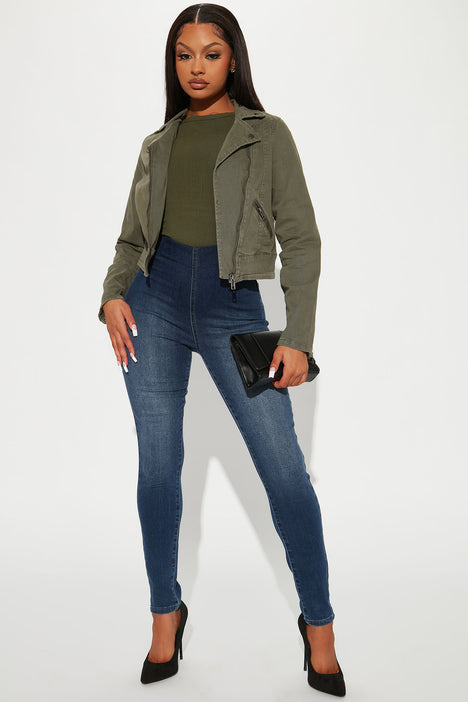 Inside Out Reversible Jacket - Olive/combo, Fashion Nova, Jackets & Coats