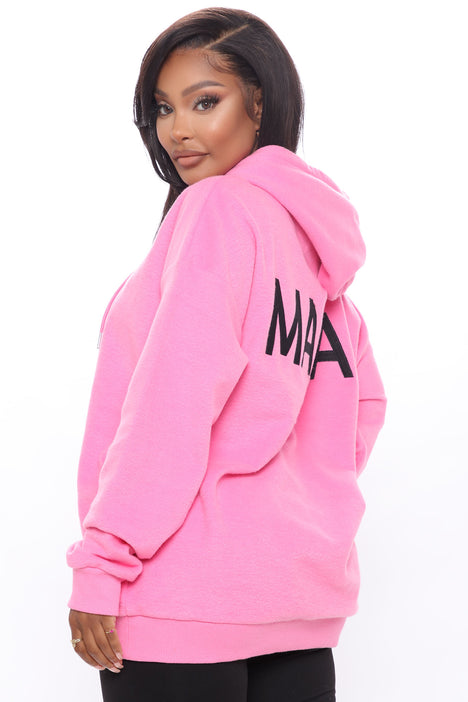 MAMA Oversized fleece hoodie