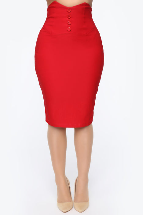 Heat Of The Moment Dress Red and Navy