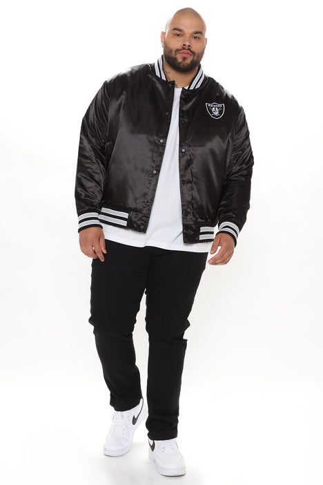 Las Vegas Raiders Letterman Jacket - Black/White, Fashion Nova, Jackets &  Coats