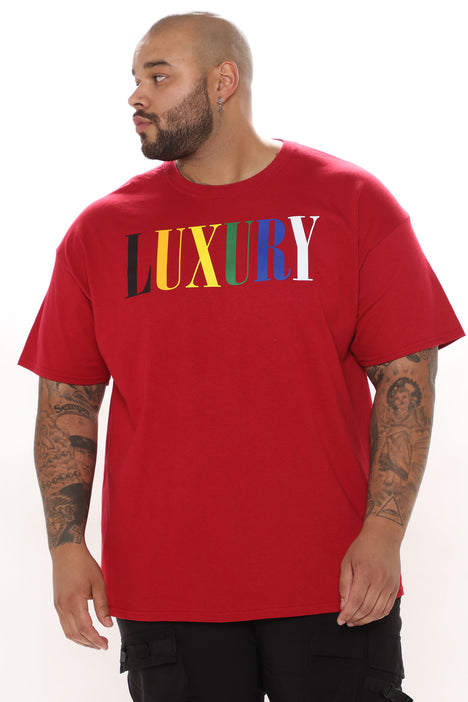 Short-Sleeved Cotton T-Shirt - Luxury Red