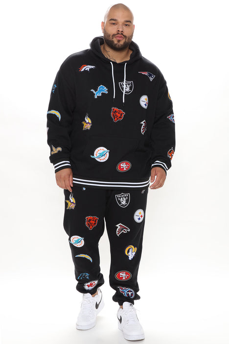 NFL Teams Sweatpants - Black, Fashion Nova, Mens Pants