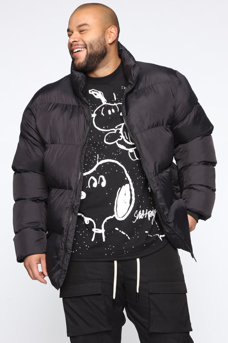 Now Or Never Puffer Jacket - Black