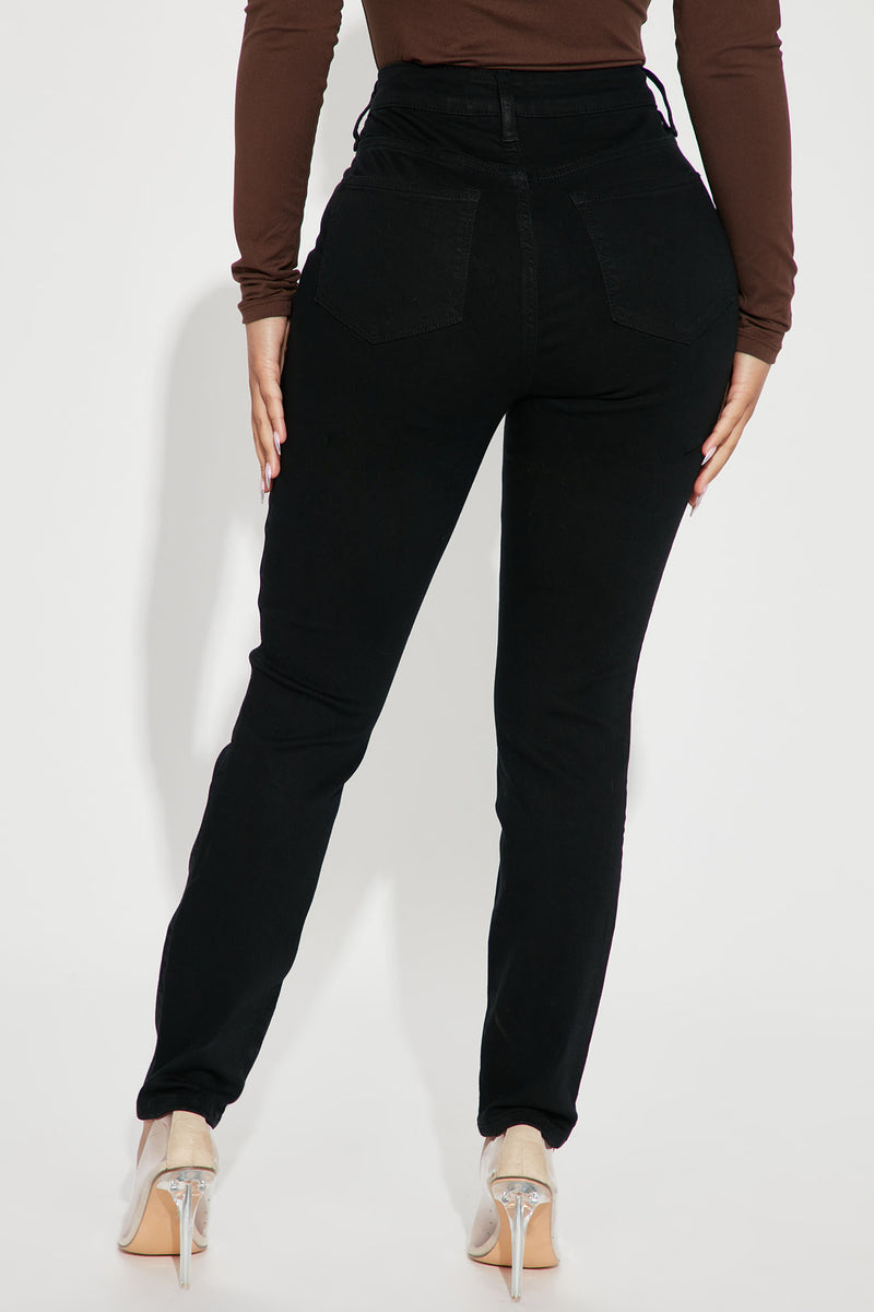 Petite Classic Mid Rise Skinny Jeans - Black | Fashion Nova, Jeans ...