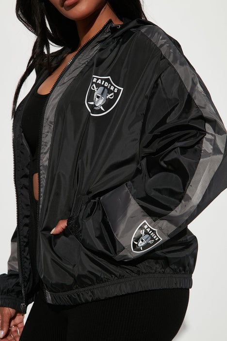 Las Vegas Raiders Letterman Jacket - Black/White, Fashion Nova, Jackets &  Coats