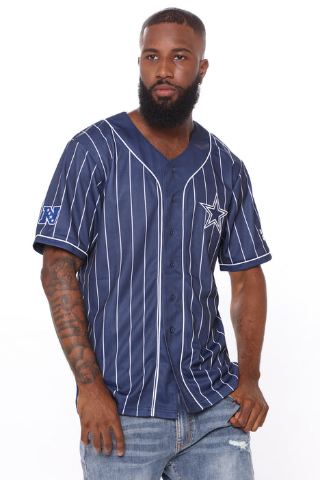 Majestic New York Yankees Longline Baseball Jersey Exclusive To Asos in  Blue for Men