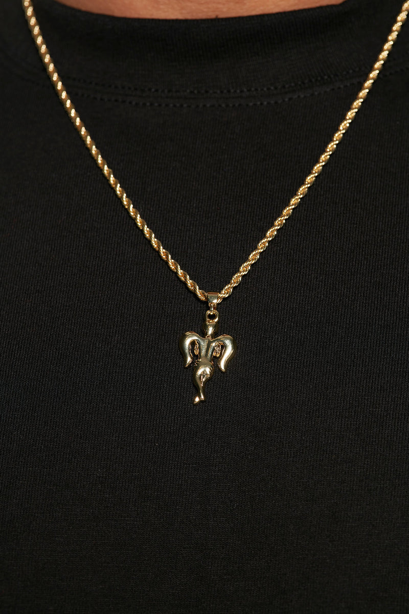 Only Angel Chain Necklace - Gold | Fashion Nova, Mens Jewelry | Fashion ...