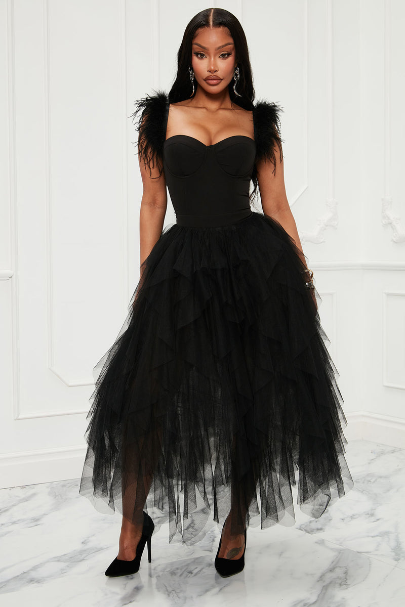 Camilla Tulle Maxi Dress - Black | Fashion Nova, Dresses | Fashion Nova