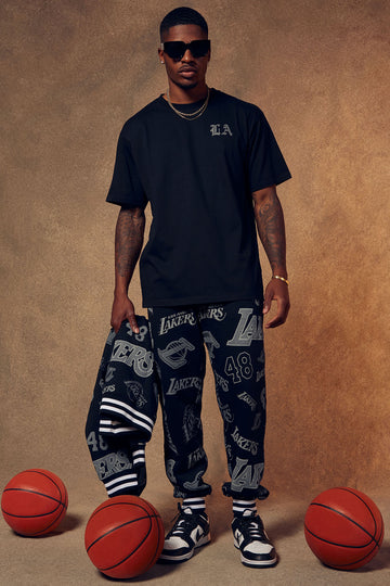 Lakers Face Up Hoodie - Black  Fashion Nova, Mens Fleece Tops
