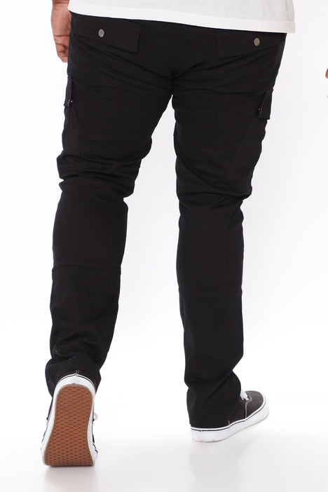 Big Moves Cargo Pant - Black, Fashion Nova, Pants