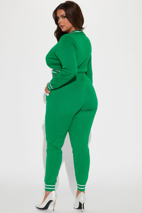 Stay With Me Sweater Pant Set - Green, Fashion Nova, Matching Sets