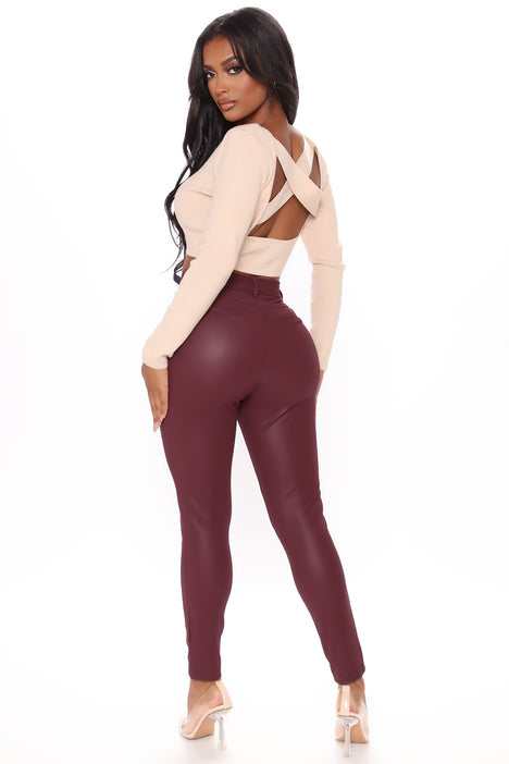 Nina Leonard Glitter Scuba Suede Trousers Regular - QVC UK